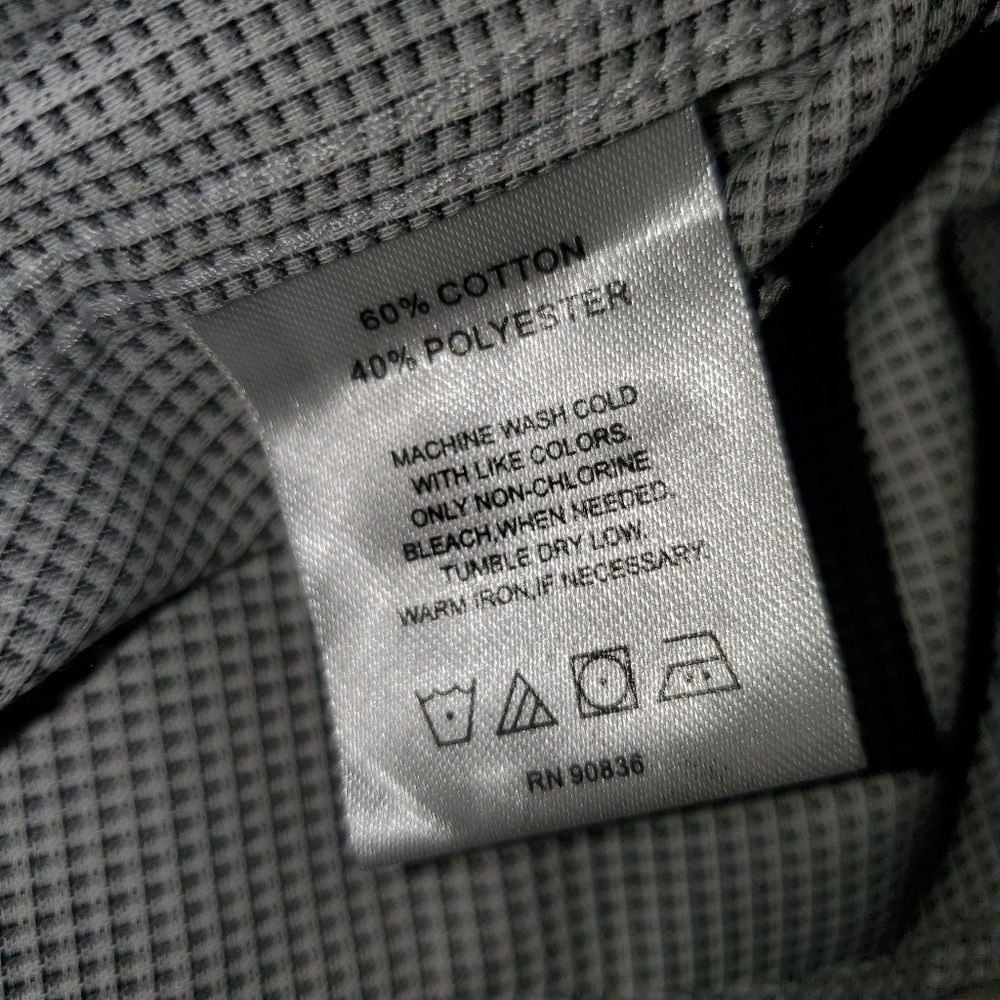 Port Authority Checkered Button Down - Picture 8 of 9